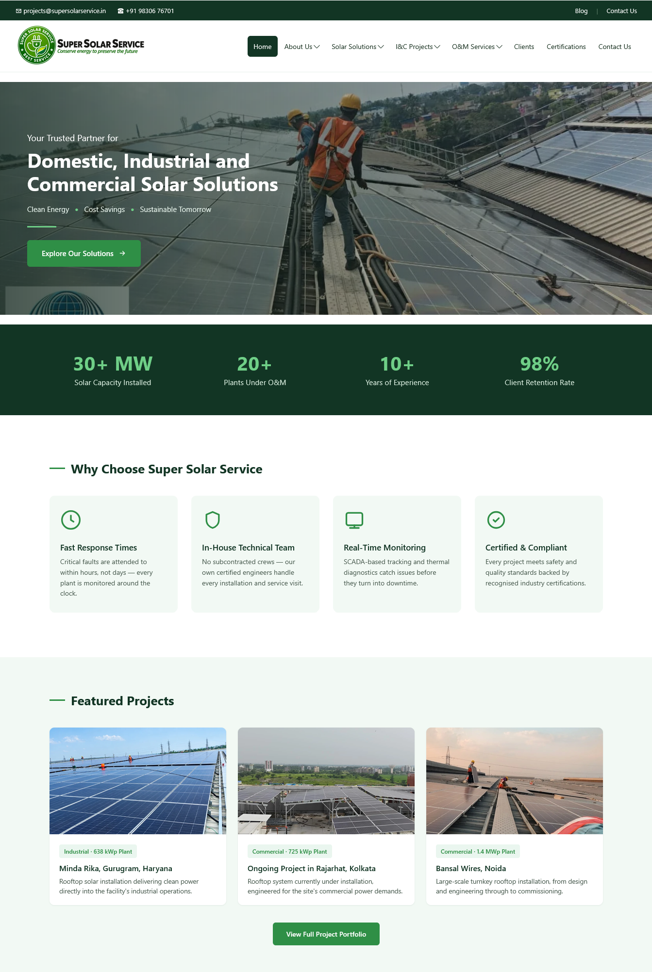 Solar Service Company